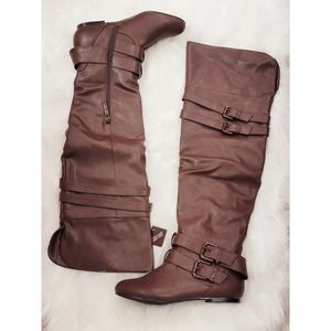 Cocoa Knee High Boots Size 6.5